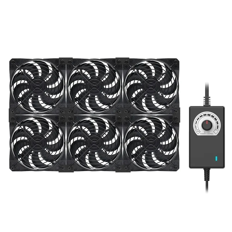 EU Plug 120mm 3000RPM Cooling Fan 12V/220V Mining, Server, Cabinet, Workstation