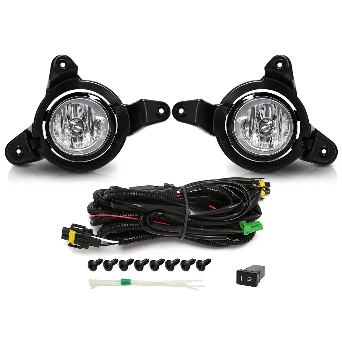 For Toyota CHR C-HR 2018 2019 2020 Car Led Daytime Running Lights Fog Lamp DRL with Wires Switch Relay US Models Car Accessories