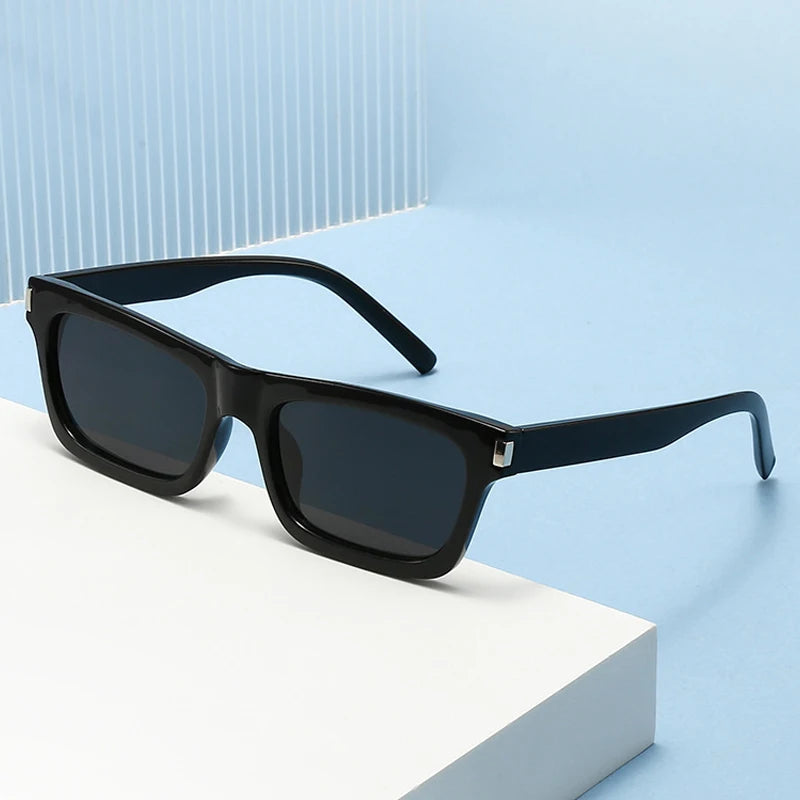 JNPCXI New Fashion Small Square Sunglasses Women Luxury Retro Shades UV400 Men Trending Sun Glasses Sunglasses for Women Men