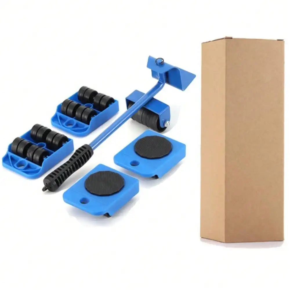 Heavy Duty Furniture Mover Effortless Tool With Smooth Rolling Pulley Base - Transports Large Heavy Objects For Home Office Use