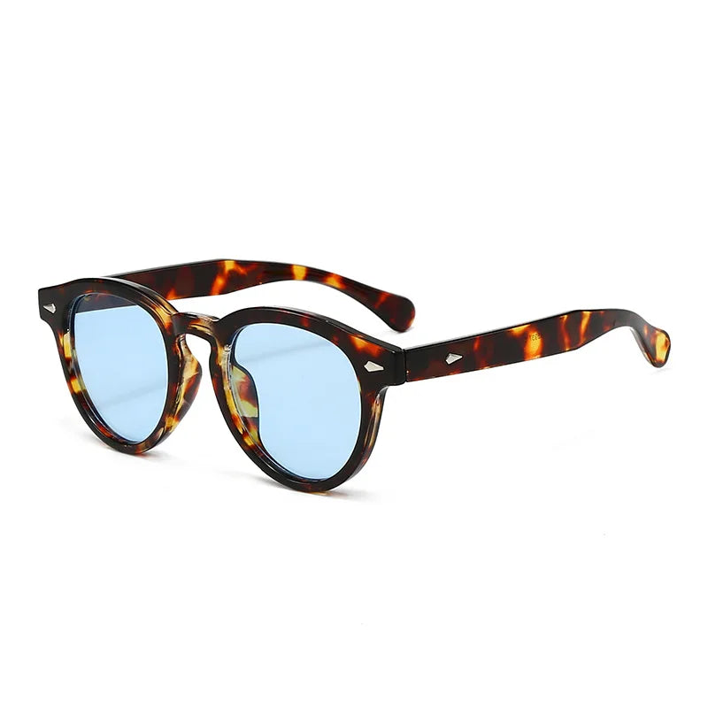 JNPCXI Retro Round Sunglasses Women Fashion Rice Nail Shades UV400 Men Trending Candy Color Sun Glasses
