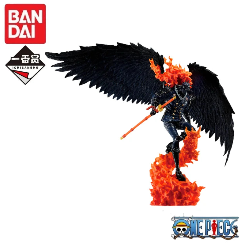 Special OfferIn Stock Original Bandai Ichiban Kuji One Piece Ex Warriors Who Stand with Dragons Queen King Anime Figures Mol Col