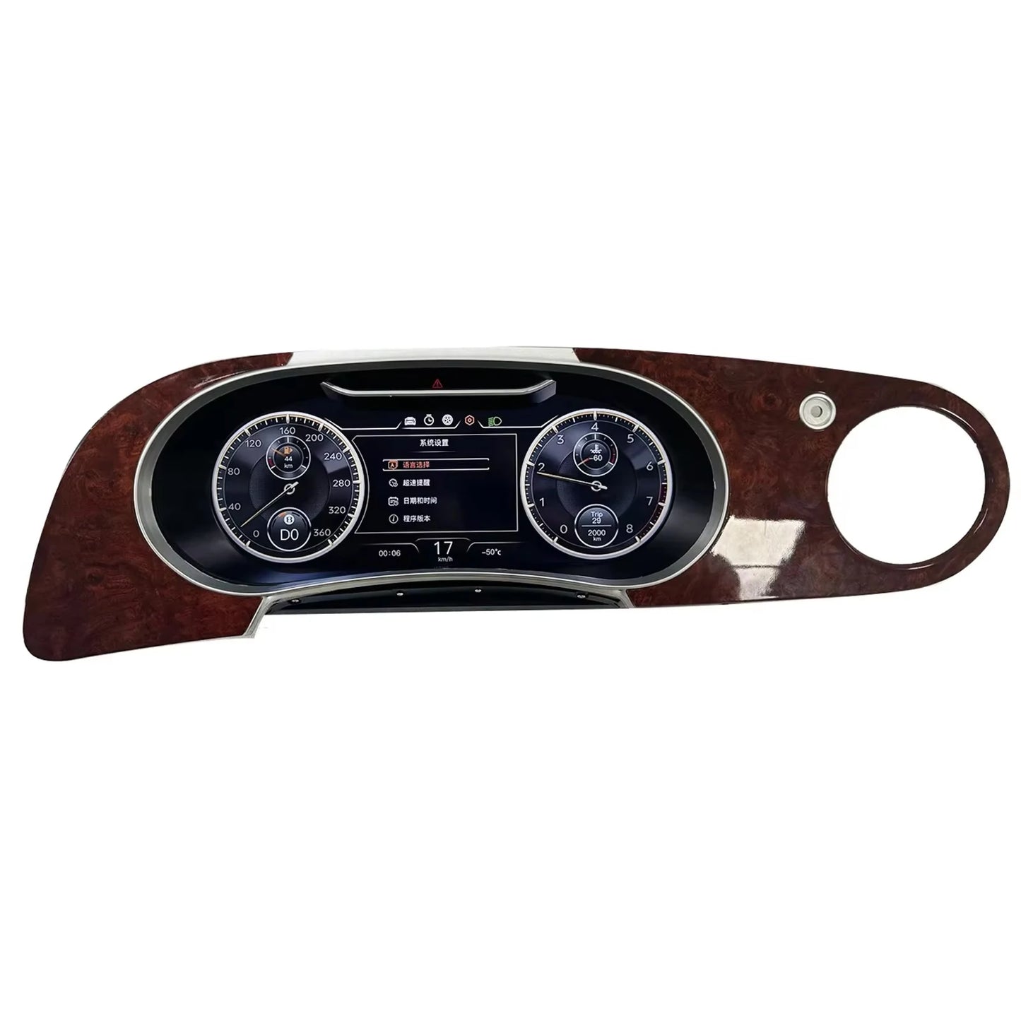 Cluster Digital Dashboard For Bentley Flying Spur Continental GT 2005-2012 car cluster instrument panel/Wireless CarPlay