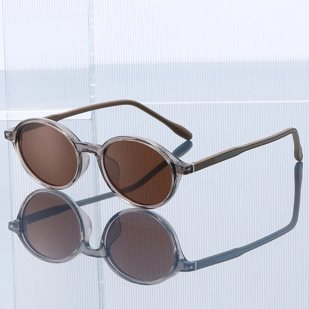 JNPCXI New Small Round Sunglasses Women Men Tr90 Fashion Ins Popular UV400 Ultra Light Sun Shades 2026