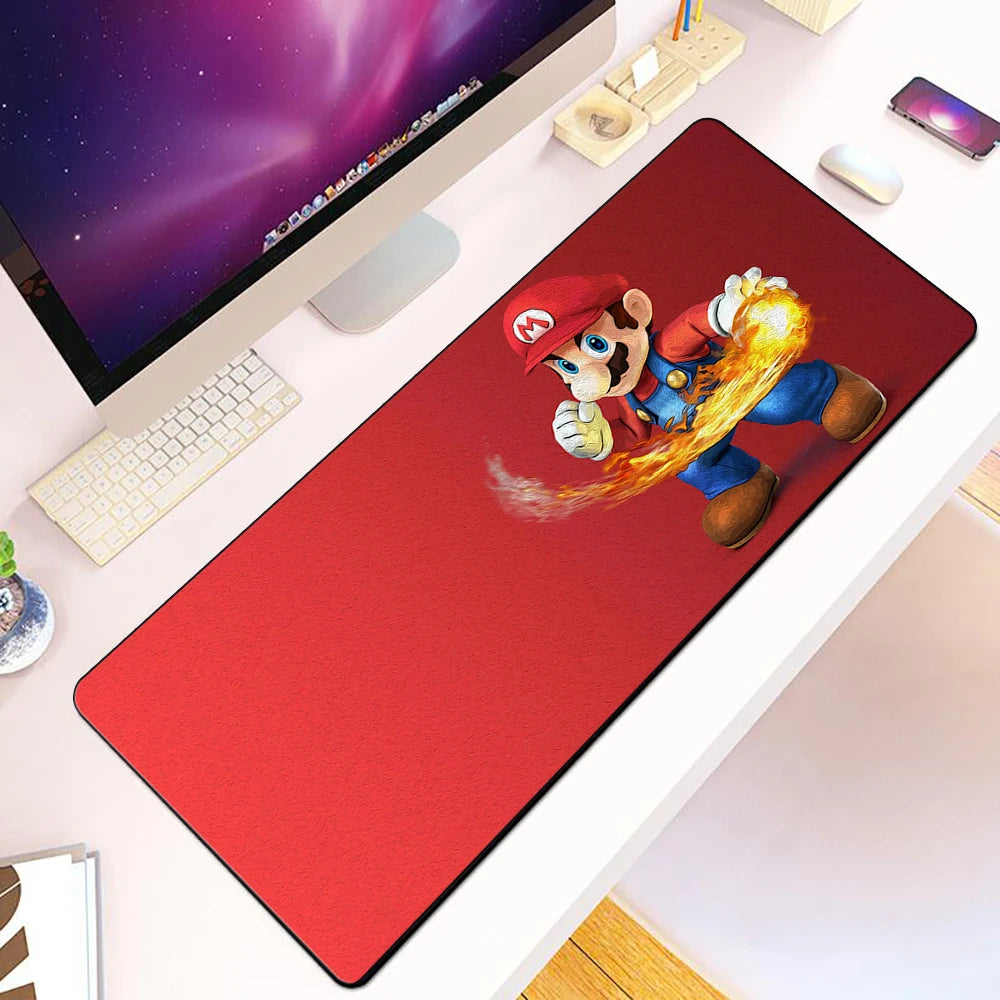 Game Bros Super Marios Mousepad HD Printing PC Game Keyboard Non-slip Mouse Pad9