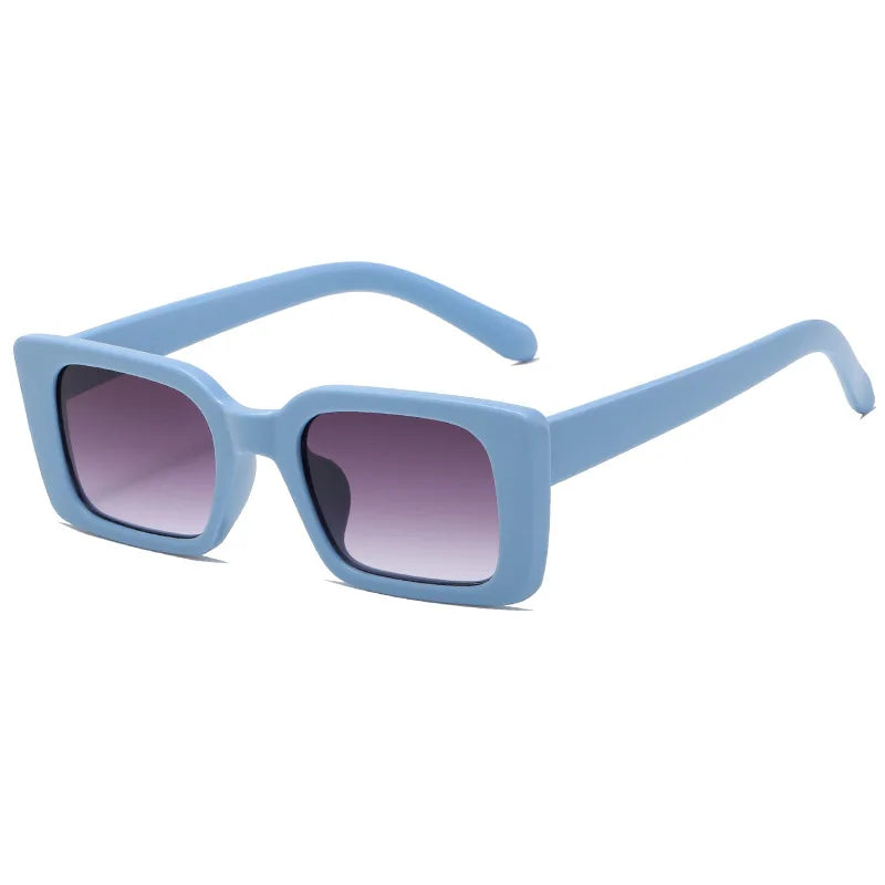 JNPCXI Fashion Square Women Luxury Sunglasses Retro Rivets Men Candy Color Shades UV400 Sun Glasses