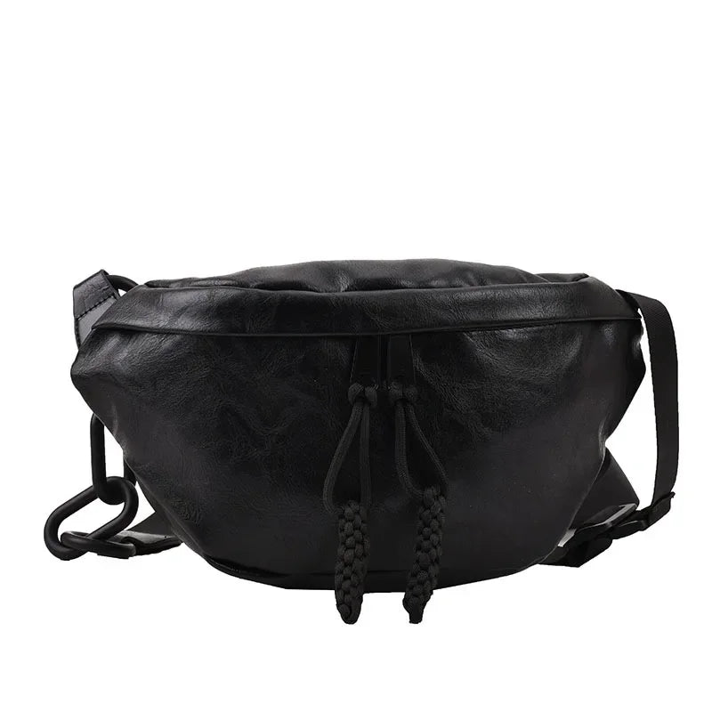 Fashion Soft Leather Waist Bag Ladies Fanny Pack High Quality Shoulder Belt Purse Bags Fashion Designer Crossbody Chest Bags