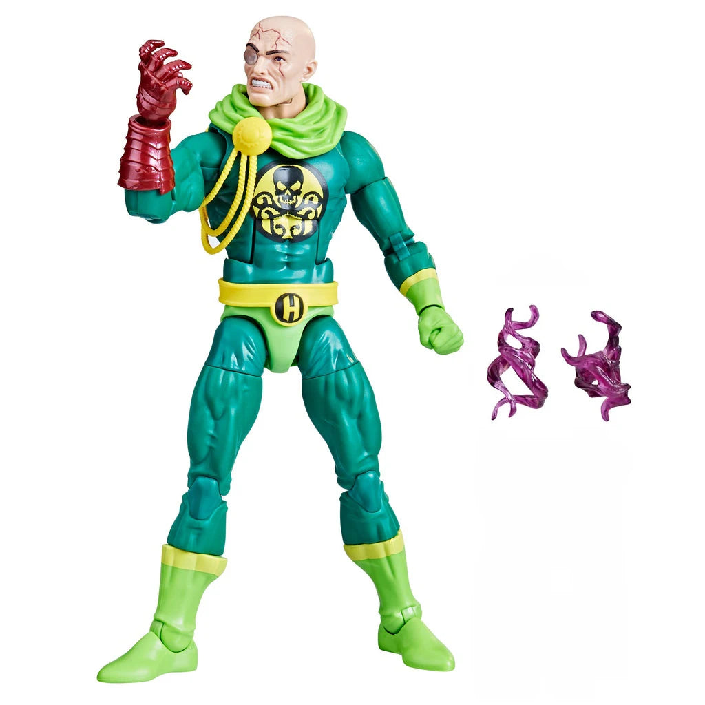 Marvel Legends Extremis Iron Man Orb Molecule Ultimate Captain America Baron Von Strucker Puff Adder BAF Wave 6" Action Figure
