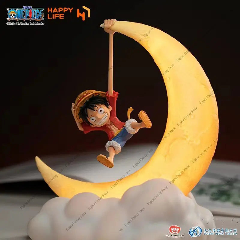 Special OfferHot Anime One Piece Devil Fruit Robin Ace Luffy Nico Night Light Figure Mol Figure Desktop Ornament Trendy Toys Bir