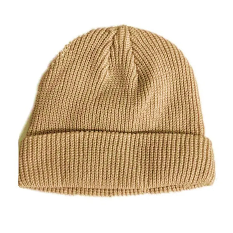 Daily Fisherman Beanie Hat Unisex Sailor Style Autumn Beanie Ribbed Knitted Hat