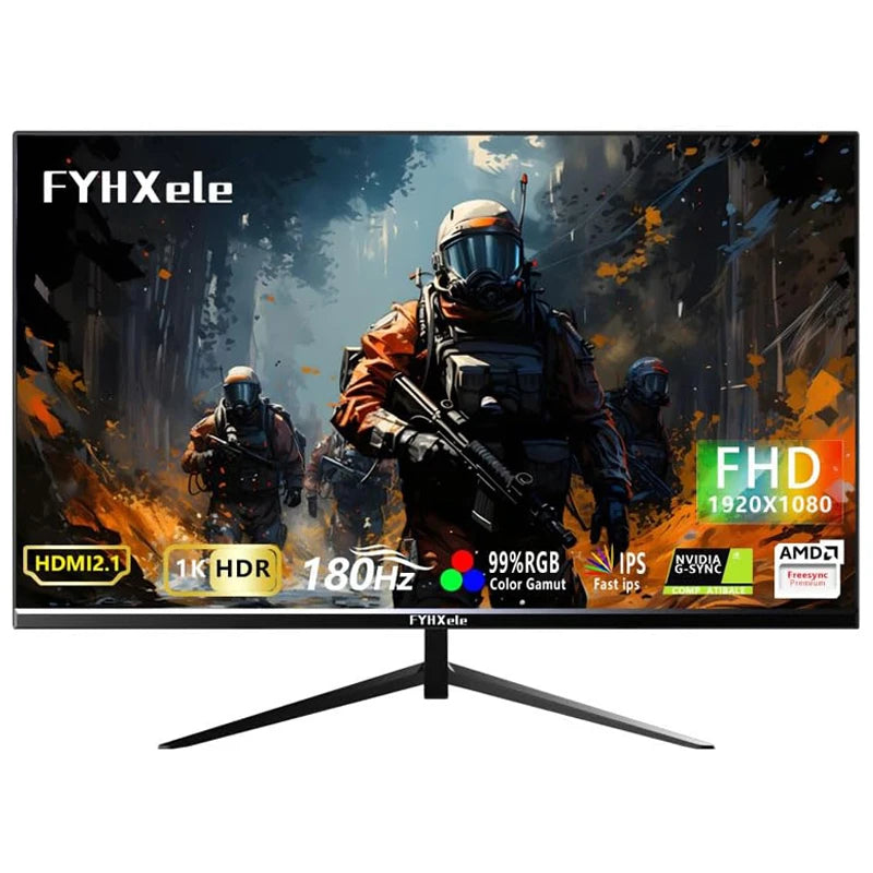 24in 180Hz Gaming Monitor 1K FHD Computer Display 1ms Response Time Screen LCD