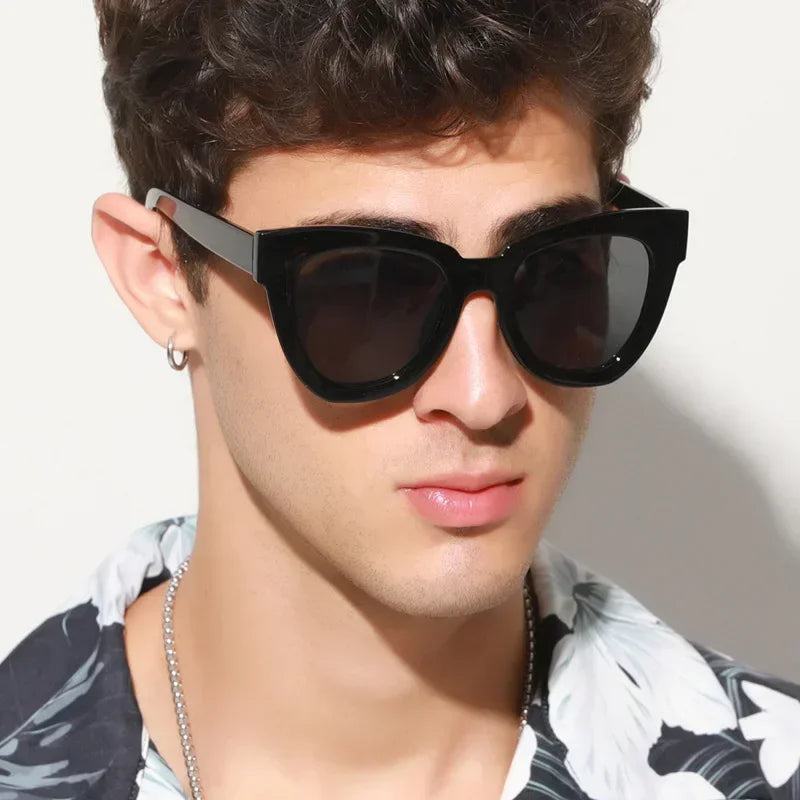 JNPCXI Fashion Cat Eye Sunglasses Men Luxury Brand Designer Vintage Women Sun Glasses Gafas De Sol Uv400