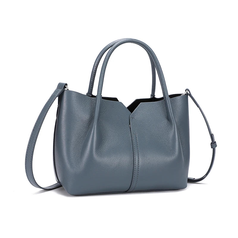 Winter New High-quality Cowhide Niche Design Crossbody Handbag Versatile Fashion Light Luxury Shoulder Bag Commuting Women's Bag