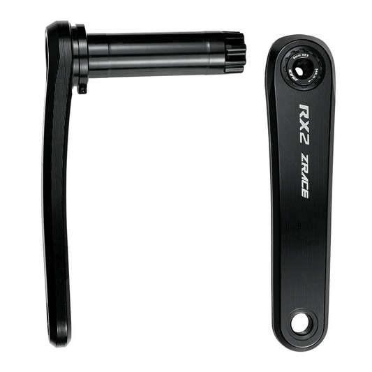 ZRACE RX2 165/170 3-Screw Interface Road / GRAVEL Crank , 29mm High-Strength Spindle, High-Precision CNC Machining，Black