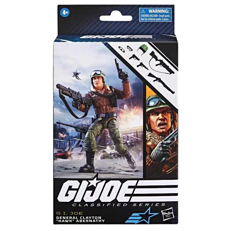 Original Hasbro G.I. Joe Classified Series 103 General Clayton Hawk Abernathy Action Figure Collection Model