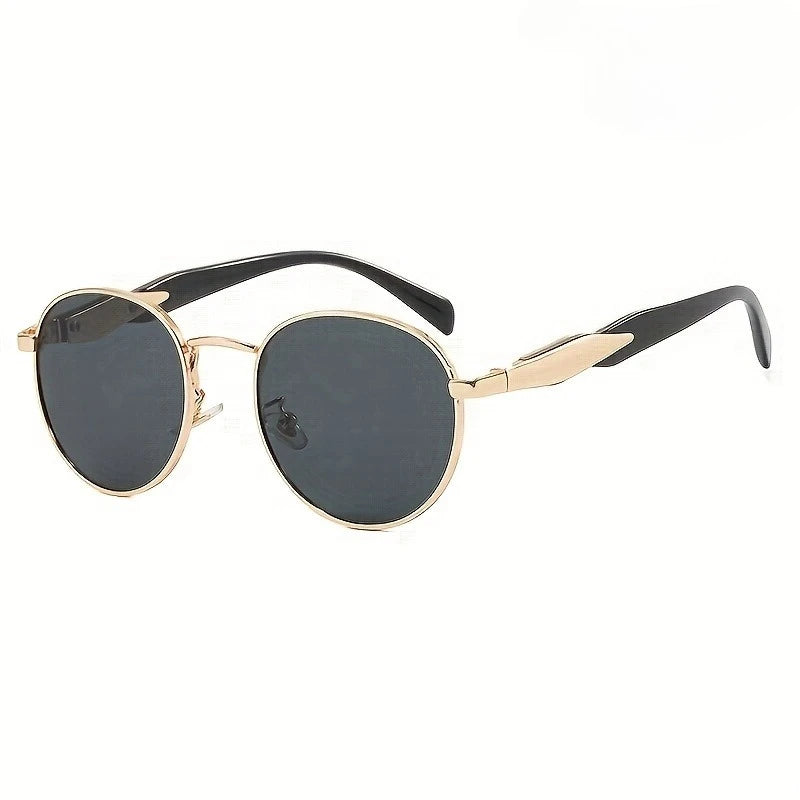 1pc Women Men's Oval Shape Frame Fashion Glasses Stylish PC Lenses for Casual Attire