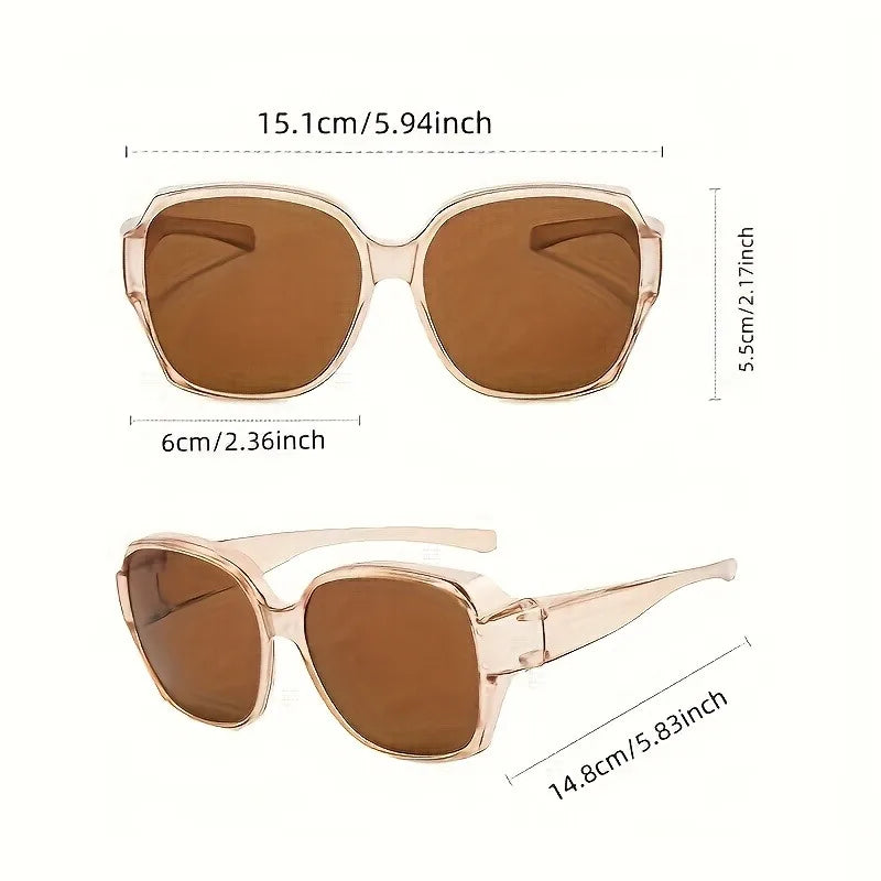 Sunglasses Nearsighted Glasses Anti Glare Polarized Glasses Men's Driving Only Women's Large Face Summer Glasses