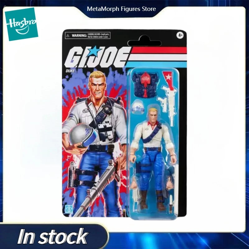 Original Hasbro G.I. Joe Classified Series Retro Cardback USA Duke Anime Figure Toy Collection Model