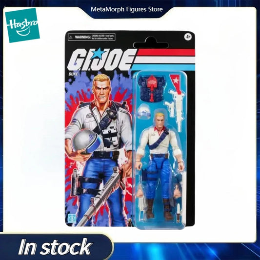 Original Hasbro G.I. Joe Classified Series Retro Cardback USA Duke Anime Figure Toy Collection Model