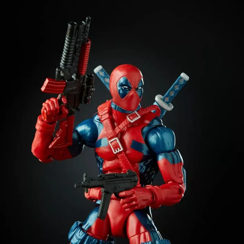 Original Hasbro Marvel Legends Series 80th Anniversary Uncanny Deadpool Action Figure Toy Collection Model