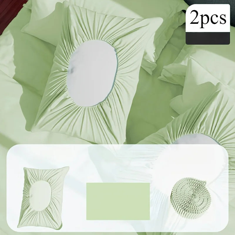 Disposable Pillowcase Set, Dirt-Proof & Breathable, Universal Fit for Hotel, Beauty Salon, Travel - No Pillow Core Included