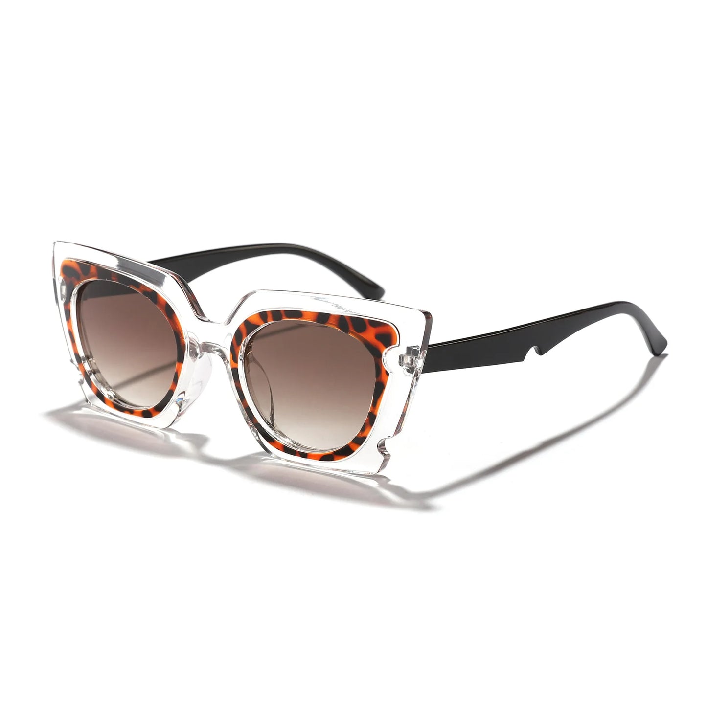 JNPCXI Vintage Cat Eye Sunglasses Woman Brand Designer Retro Square Sun Glasses Female Eyewear Fashion Driving Shades