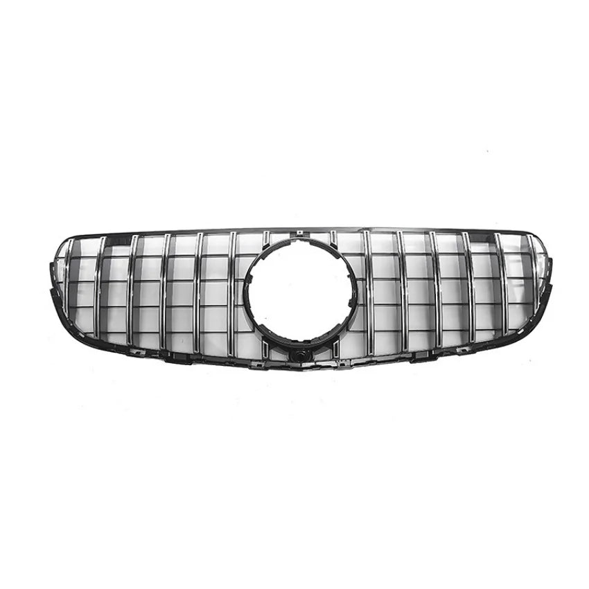 Car Front Hood Grille For Mercedes Benz GLC-Class X253 2015-2019 GLC250 GLC300 GLC350e GLC43 AMG GT Style  Racing Grill Body Kit