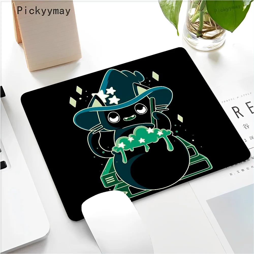 Funny Black Cat Mouse pad PC Desk Mat Table Big Mouse Pad PC Non-slip Rug z30