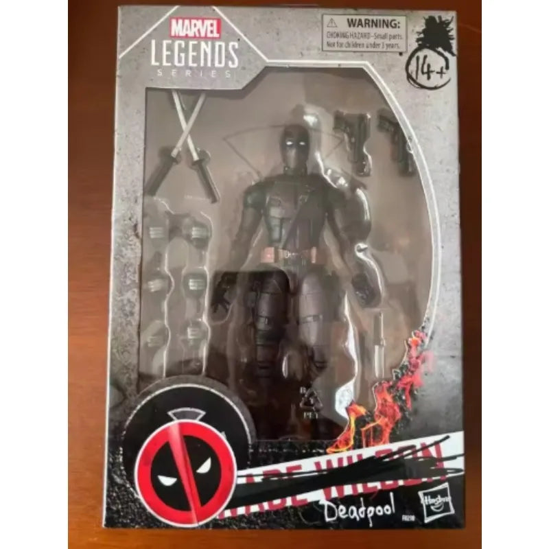 Original Hasbro Marvel Legends Series Deadpool Anime Figure Toys Collection Ornaments