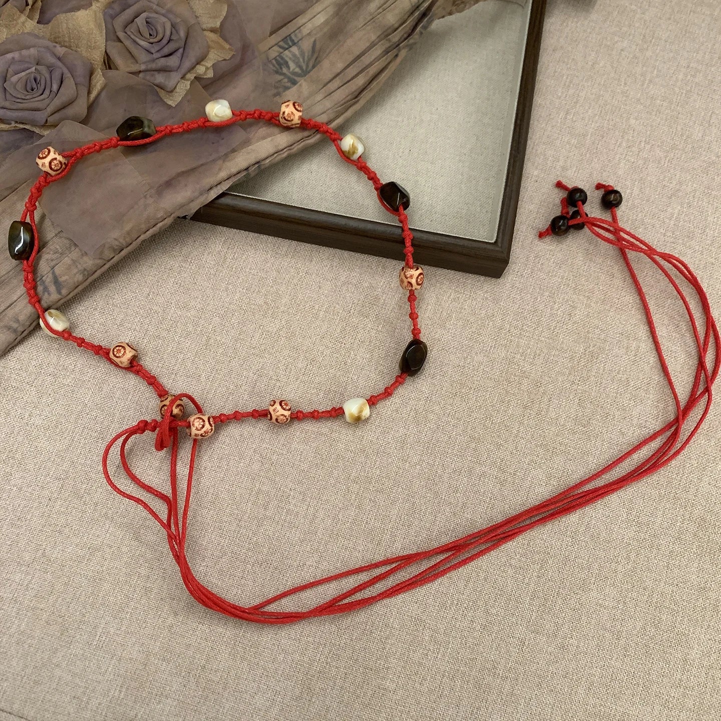 Ethnic Style Woven Beaded Waist Rope For Women With A Dress To Decorate The Summer Bohemian Belt And Waist Chain To Cinch