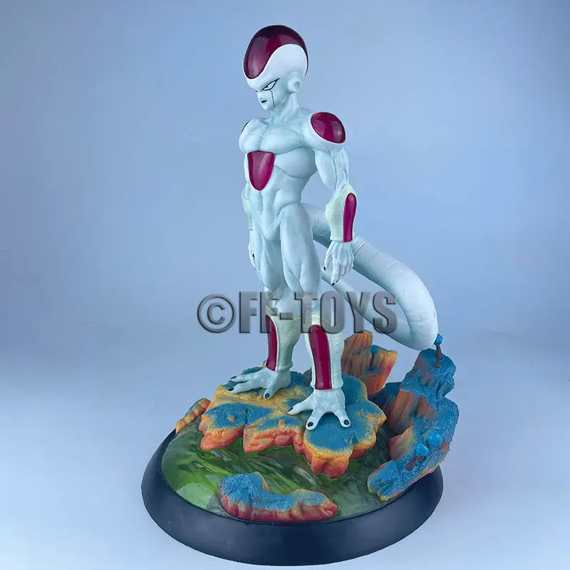 30CM Anime Dragon Ball Z Freezer Figure with Base Final Form Frieza Figurine PVC Action Figures Collection Model Toys Gifts