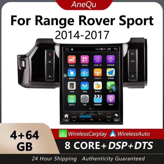 15”Carplay Android Car For Radio Range Rover Sport 2014-2017 Stereo Upgrade Touch Screen Android Auto GPS