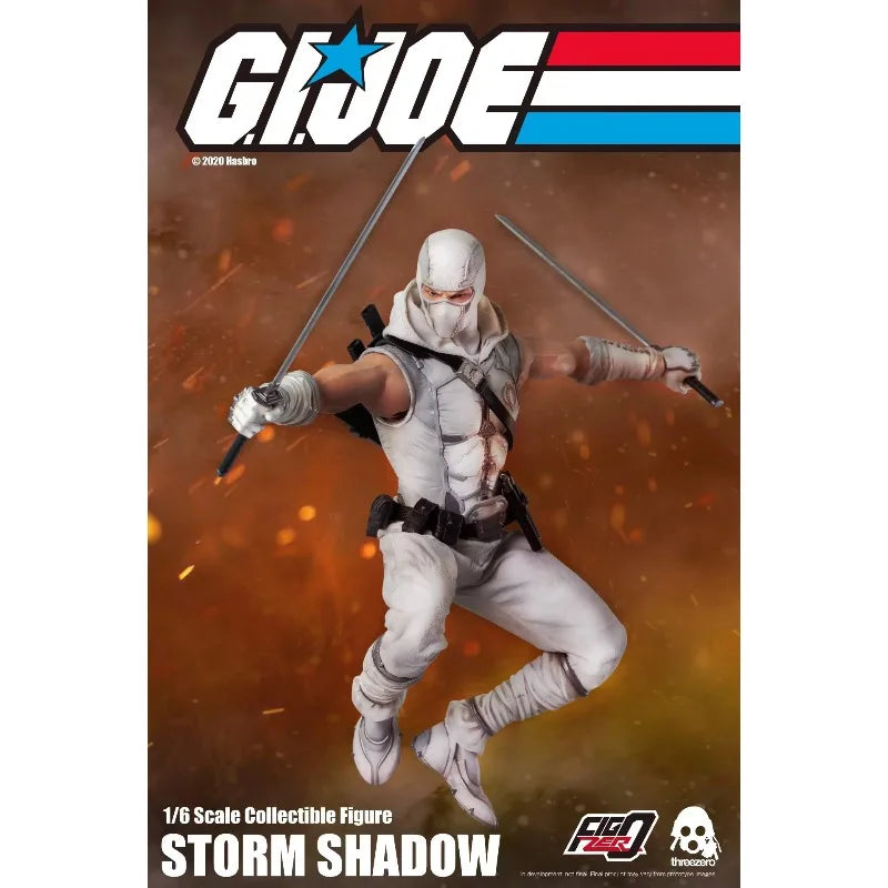 Original Hasbro Threezero FigZero G.I. Joe Series 1/6 STORM SHADOW Action Toy Figure Mode Ornaments