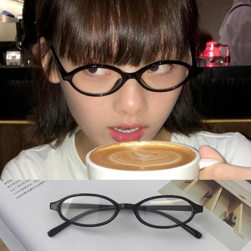 Y2K Street Millennium Spicy Girls Clear Lens Computer Eye Protection Eyeglasses