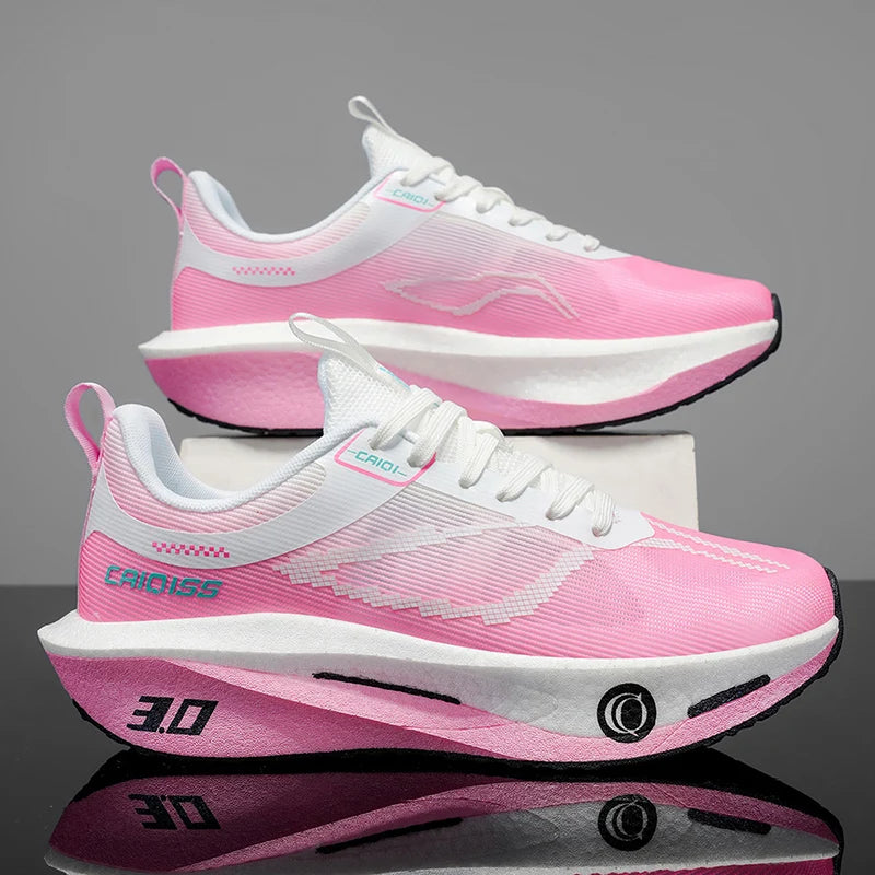 Marathon Running Shoes Men Unisex Speciality Sports Breathable Lightweight Carbon Board Women's Comfor Athletic Nonskid Sneakers