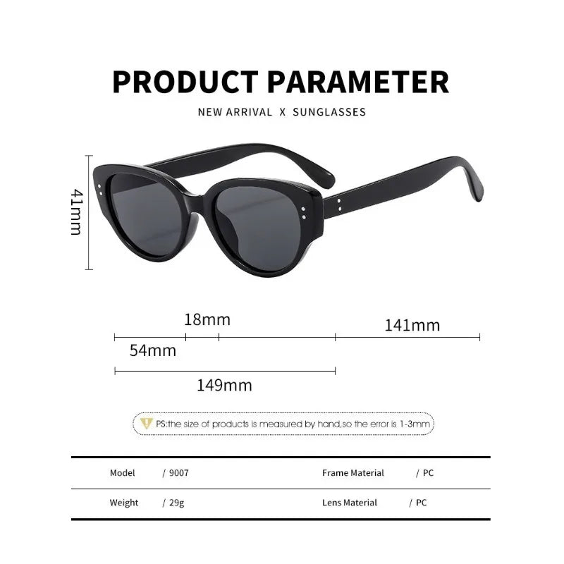 Triangle Cat Eye Anti Blue Light Flat Glasses for Women Men Ins Fashion Anti Blue Light Eyeglasses Frames