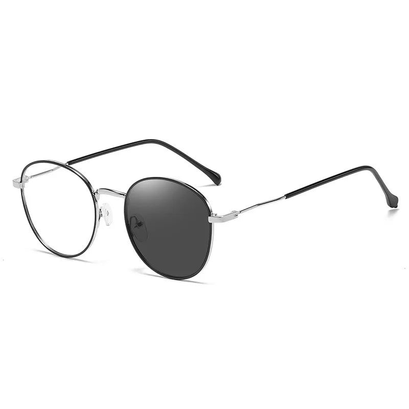 Photochromic Anti Radiation Glasses Women Man Anti Blue Ray Computer Eyeglasses 2 in 1 Eyeglasses Anti UV400