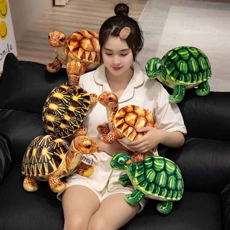 Simulation Sea Turtle Plush Toy Sea Turtle Plushies Soft Kawaii Stuffed Animal Toy Home Decoration Kids Birthday Gifts ﻿