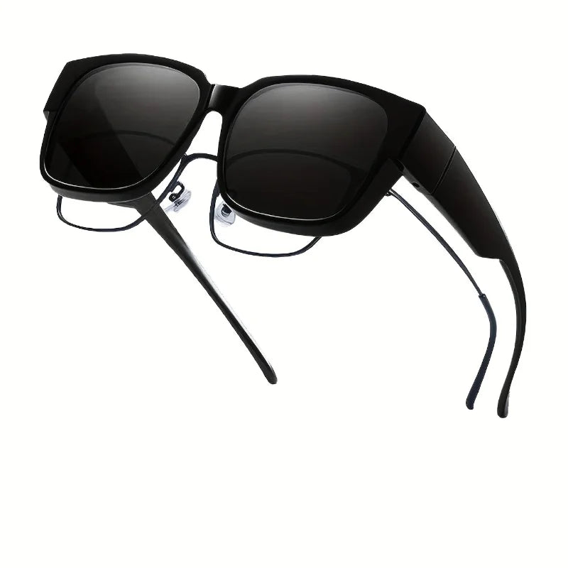 Unisex Polarized Sunglasses Fashion Sunshade Glasses for Fishing Outing Unisex Wrapped Sunglasses