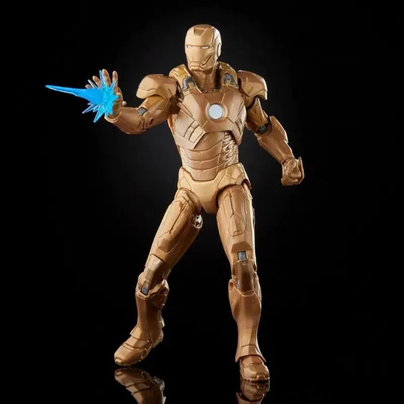Original Hasbro Marvel Legends Series The Infinity SAGA Iron Man 3 Happy Hogan & Mark XXI  Action Toy Figure