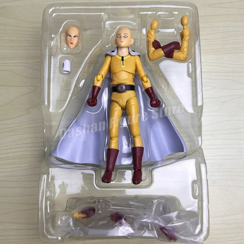 6in Figma 310 ONE PUNCH-MAN Ball Head Aitama Action Figure, PVC Anime Collection