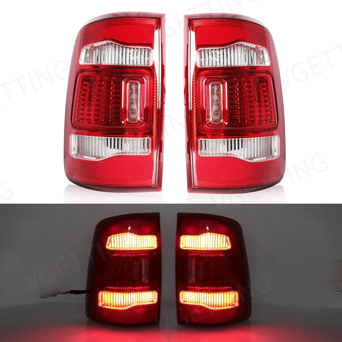 Tail Lamps For Dodge Ram 1500 2500 3500 2009 2010 2011 2012 2013 2014 2015 2016 2017 2018 LED Fog Rear Driving Brake Turn Signal