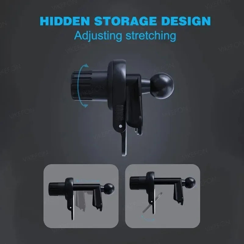Car Mounted Floating Screen Phone Holder Ball Head Universal 17mm Display Screen Holder GPS Bracket Sticker Base for Model 3/Y/S