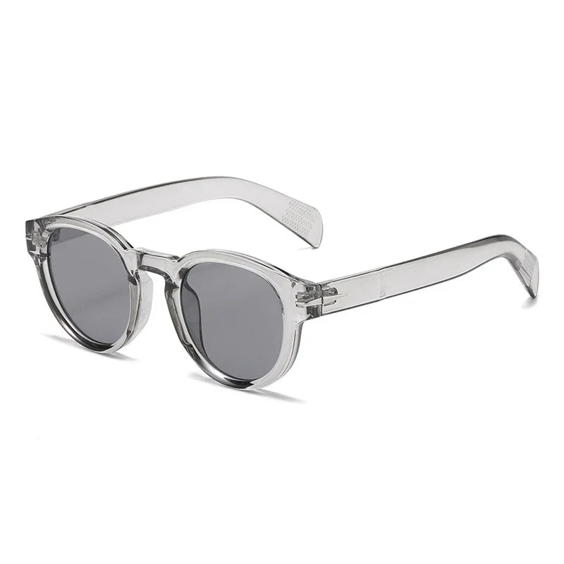 JNPCXI New Retro Round Punk Men Sunglasses Fashion Brand Designer Women Rivets Sun Glasses Shades UV400