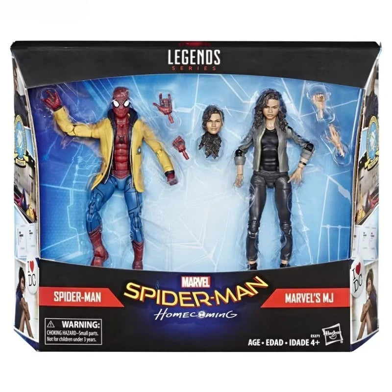 Original Hasbro Marvel Legends Series SPIDER-MAN/MARVEL'S MJ Anime Figure Toys Ornaments Collection