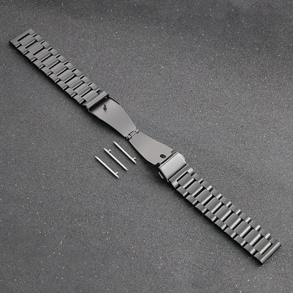 22mm Black Bracelet Strap Redmi Watch 5/5 Lite, 3 Active/3 Lite Metal Wristband