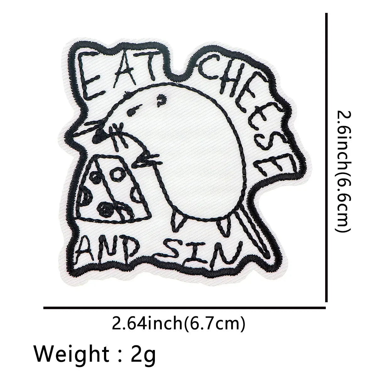 Silly Goose Patch Cute Cat Embroidery Patch Letters Iron On Patches For Clothing Thermoadhesive Patches On Clothes DIY Sew Badge