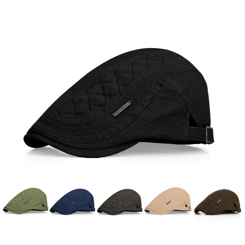 6165-New men's spring/summer forward hats - artistic casual painter hats - outdoor sun protection beanie - baseball cap