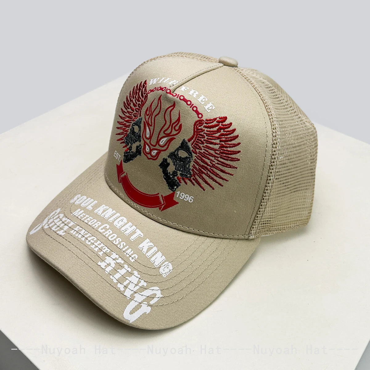 New Men Women Hip Hop Soul Knight King Embroidery Baseball Hats Breathable Personal Sunshade Trucker Caps Street Versatile ins