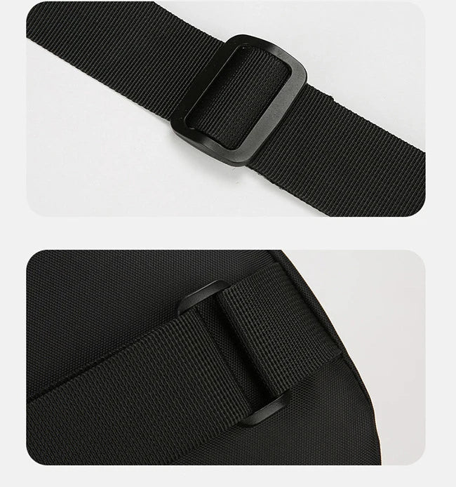 Men's Chest Casual Messenger Bag, Multifunctional Crossbody Shoulder Sling Bag